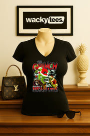 Your a Mean One Mr Grinch Christmas Holiday Graphic Tee Shirt
