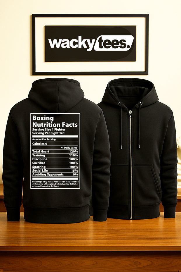 Boxing Boxer Nutrition Training Stats Boxeo Graphic Tee Shirt