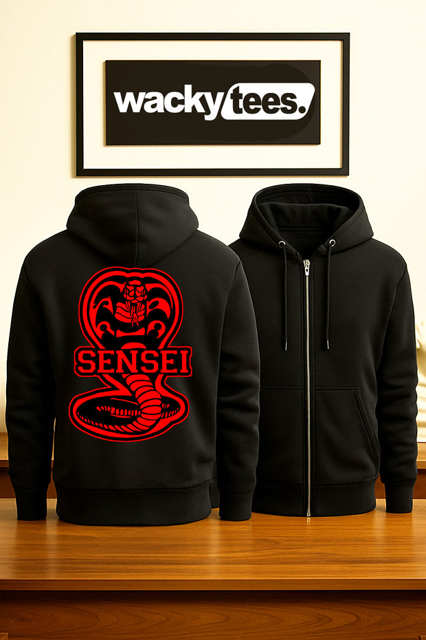 Cobra Kai Karate Kid Sensei Cobra Graphic Tee Shirt