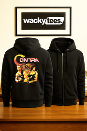 Contra War 80s Schwarzenegger Stallone Gaming NES Cover Graphic Tee Shirt