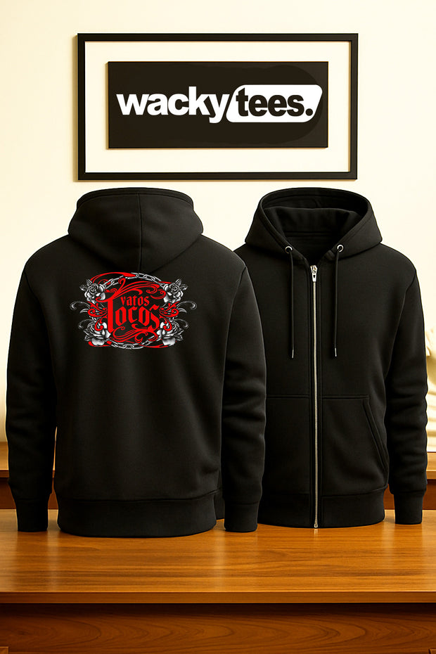 Vatos Locos Blood In Blood Out 8 Text Style Graphic Tee Shirt