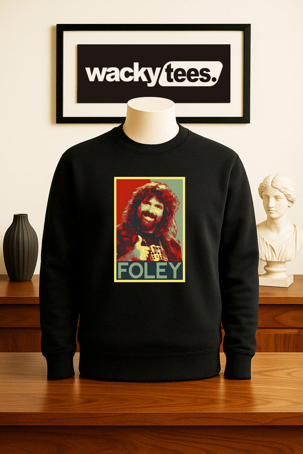 Foley Wrestling Mick Hall of Famer Socko Man Fighter Kind Graphic Tee Shirt