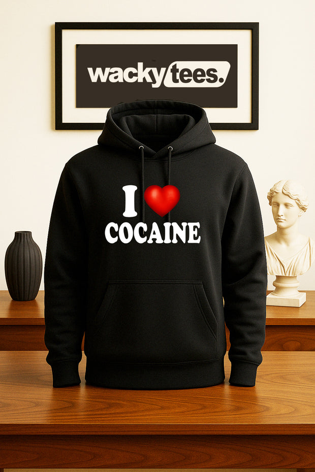 I Love Cocaine I Heart Nose Candy Funny Adult Humor Graphic Tee Shirt