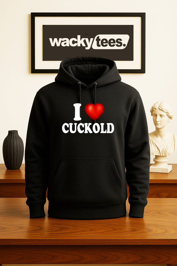 I Love Cuckold I Heart Watching Funny Adult Humor Graphic Tee Shirt