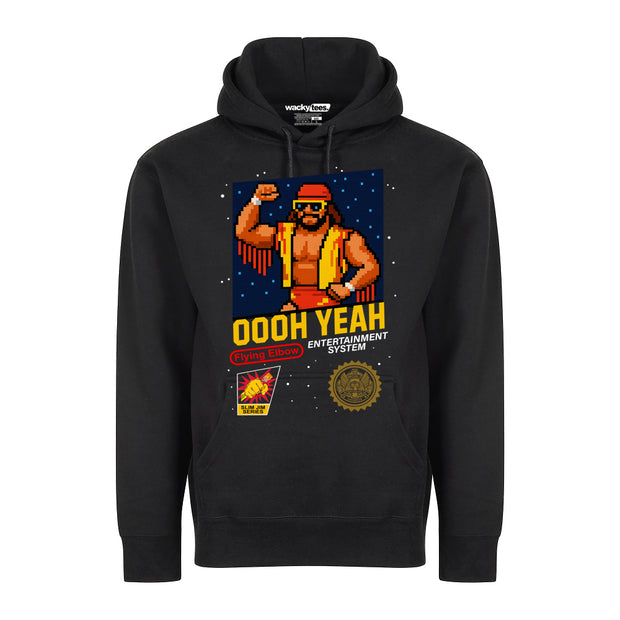 Ooh Yea Macho Man Wrestling 8-Bit Randy Savage Gaming System Style Graphic Tee Shirt