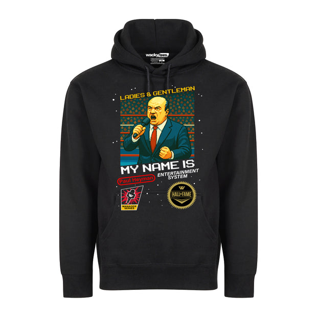 My Name Is Paul Heyman Wrestling 8-Bit Gaming System Style Graphic Tee Shirt