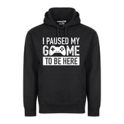 I Paused My Game To Be Here Gamer Player Funny Graphic Tee Shirt