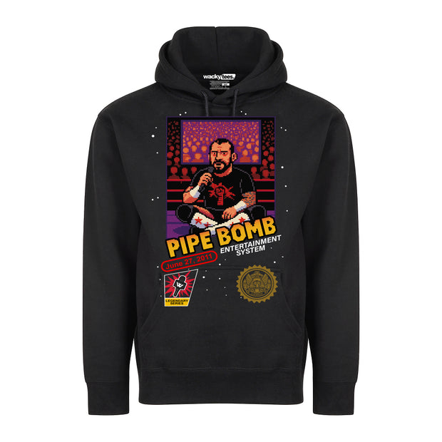 The Pipe Bomb CM Punk Wrestling 8-Bit Gaming System Style Graphic Tee Shirt