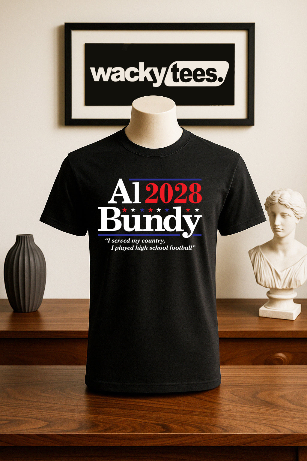 Al Bundy 2028 Campaign Parody Married with Children 80s 90s