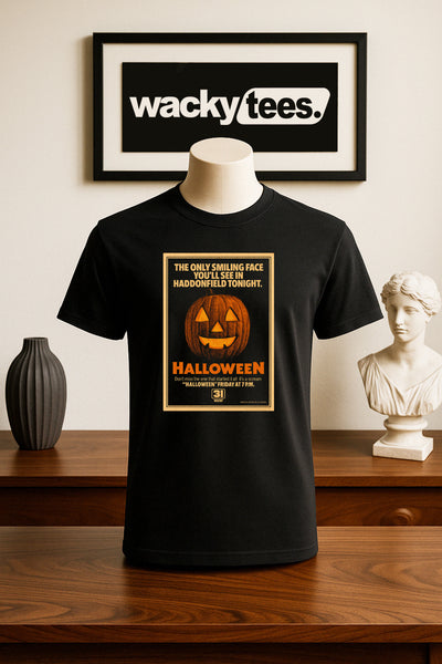 Halloween TV Showing Premiere 70s Showing Poster Graphic Tee Shirt