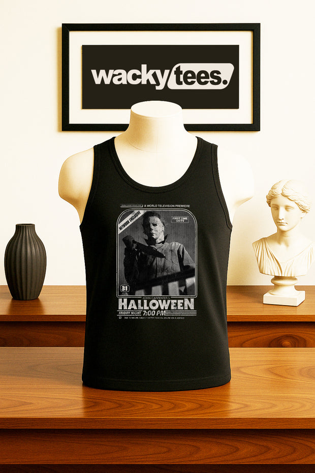 Halloween World Television Premiere Horror Michael Graphic Tee Shirt