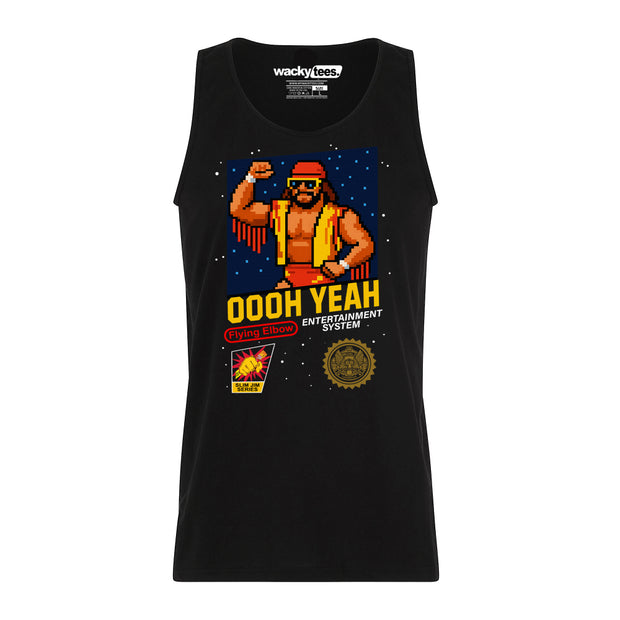 Ooh Yea Macho Man Wrestling 8-Bit Randy Savage Gaming System Style Graphic Tee Shirt