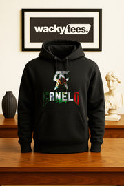Canelo Alvarez CA Mexican Flag Boxing Distressed 1 Graphic Tee Shirt