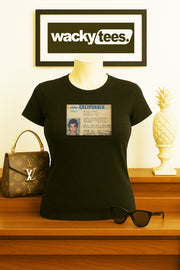 Chalino Sanchez El Gallo De Sinaloa California Drivers License CDL Graphic Tee Shirt