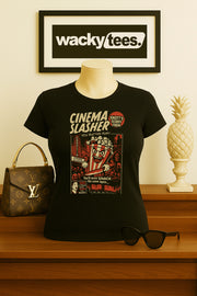 Cinema Slasher You Butter Run Knotts Scary Farm Graphic Tee Shirt