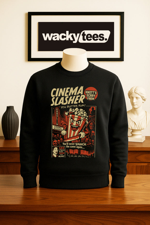 Cinema Slasher You Butter Run Knotts Scary Farm Graphic Tee Shirt