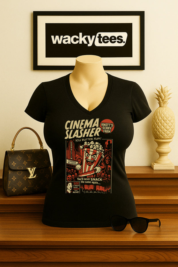 Cinema Slasher You Butter Run Knotts Scary Farm Graphic Tee Shirt