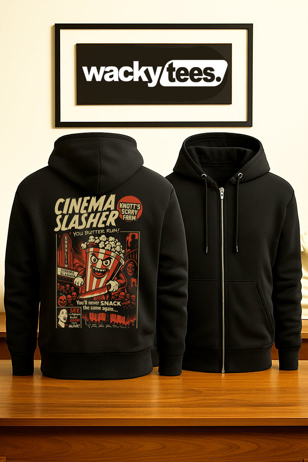 Cinema Slasher You Butter Run Knotts Scary Farm Graphic Tee Shirt