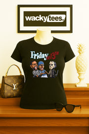 Friday Movie Halloween The 13th Horror Jason Deebo Killer Smokey Graphic Tee Shirt