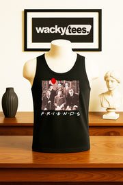 Friends Serial Killers Old Portrait Horror Terror Halloween Graphic Tee Shirt