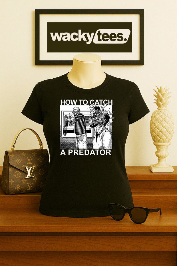 How to Catch A Predator Fathers Day Gary Plauche Graphic Tee Shirt