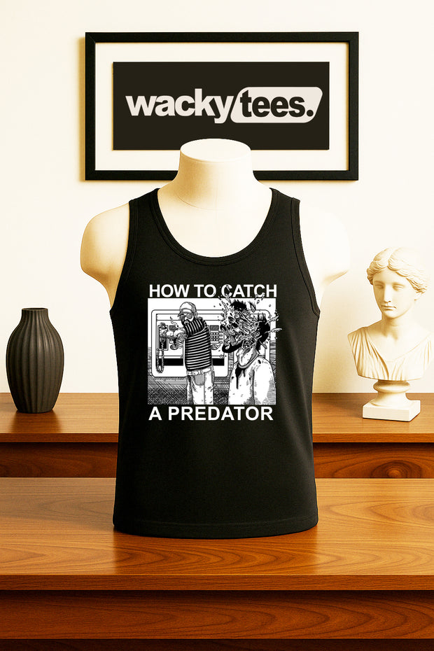 How to Catch A Predator Fathers Day Gary Plauche Graphic Tee Shirt