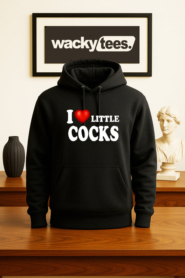 I Love Little Cocks I Heart Funny Adult Humor Graphic Tee Shirt