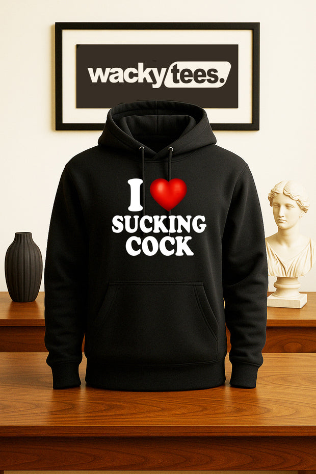 I Love Sucking Cock I Heart Funny Adult Humor Graphic Tee Shirt