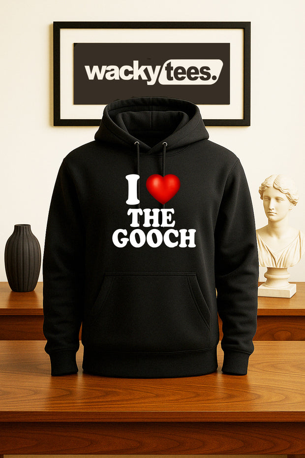I Love The Gooch I Heart Funny Adult Humor Graphic Tee Shirt