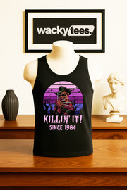 Killin It Since 84 Freddy Krueger Nightmare on Elm St Horror Terror Halloween Graphic Tee Shirt