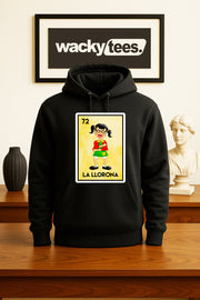 La Chilindrina La Llorona Loteria Mexican Bingo Graphic Tee Shirt