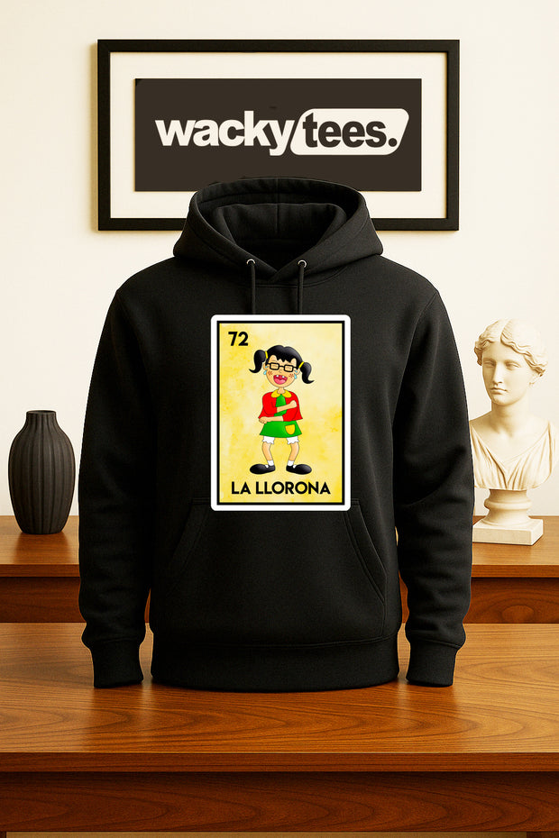 La Chilindrina La Llorona Loteria Mexican Bingo Graphic Tee Shirt