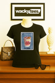 La Sopa Cup Noodles Loteria The Soup Mexican Bingo Graphic Tee Shirt