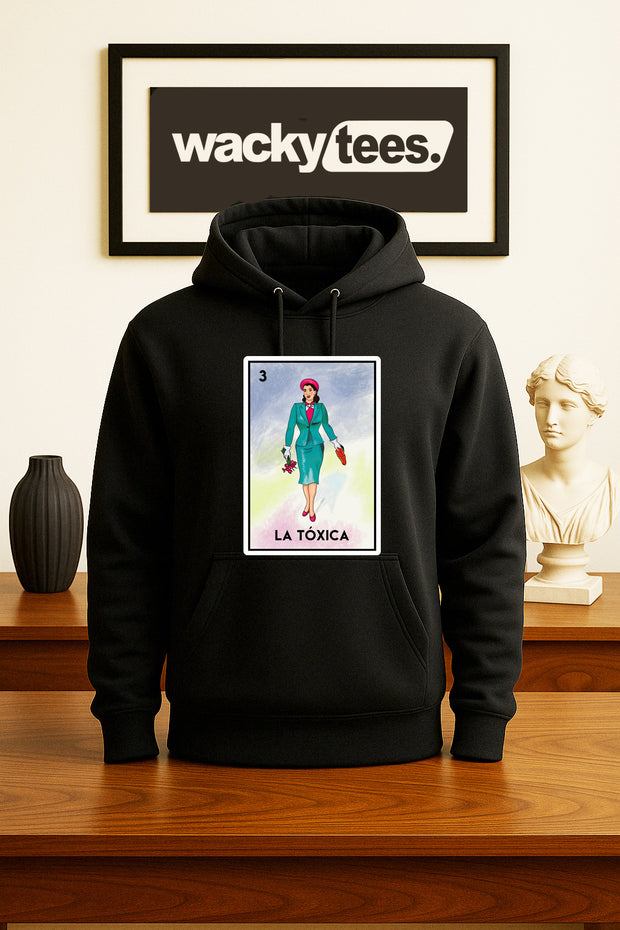 La Toxica Dama Loteria Toxic Lady Mexican Bingo Graphic Tee Shirt