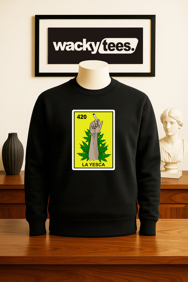 La Yesca Loteria The Marijuana Mexican Bingo Graphic Tee Shirt