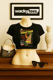 Larry Larva Terror Tram Crawling Horror No Escape Halloween Graphic Tee Shirt