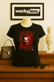 Let Me In The Horrors of the Wyatt Sicks Terror Scary Graphic Tee Shirt