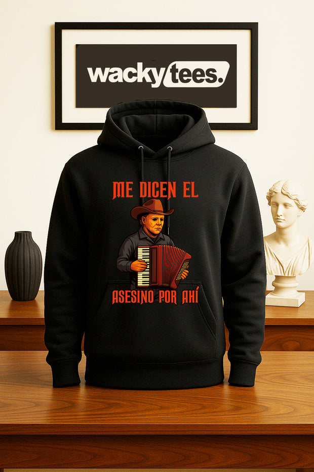 Me Dicen El Asesino Por Ahi Halloween Corrido Michael Myers Graphic Tee Shirt