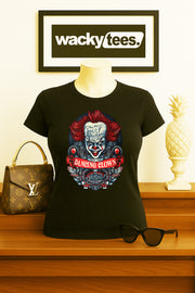 Meet The Dancing Clown Pennywise IT Horror Terror Halloween Graphic Tee Shirt