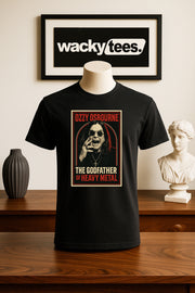 Ozzy Osbourne The Godfather of Heavy Metal Rockstar Rock Graphic Tee Shirt