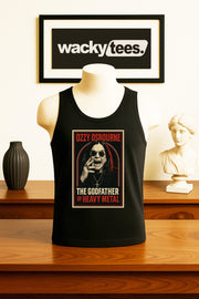 Ozzy Osbourne The Godfather of Heavy Metal Rockstar Rock Graphic Tee Shirt