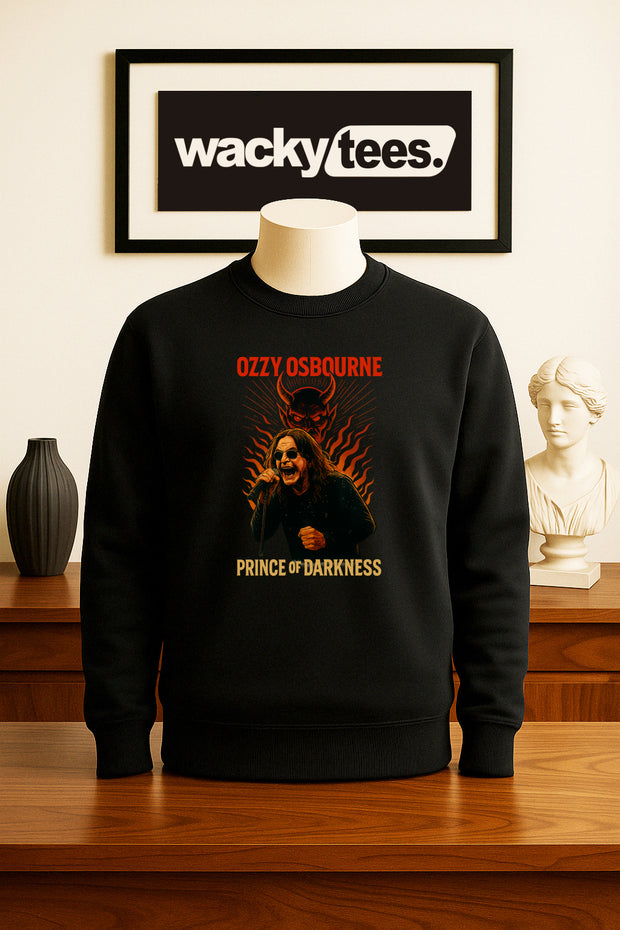 Ozzy Osbourne The Prince of Darkness Rockstar Rock Graphic Tee Shirt