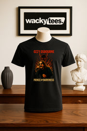 Ozzy Osbourne The Prince of Darkness Rockstar Rock Graphic Tee Shirt
