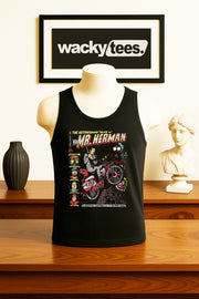 Pee Wee The Astonishing Tales of Mr Herman Big Adventure Graphic Tee Shirt