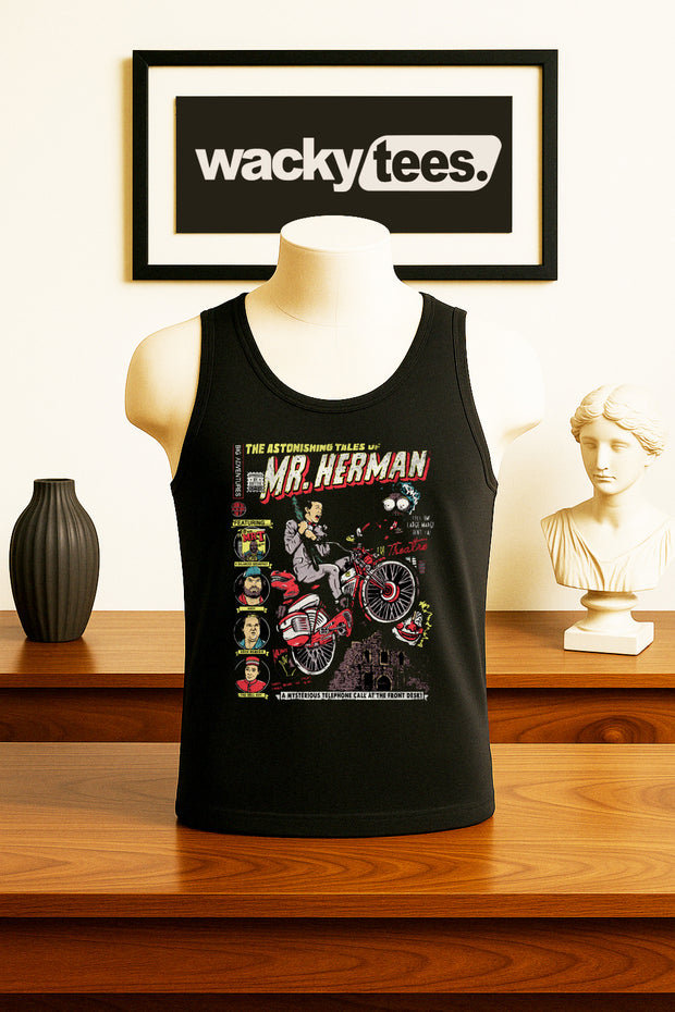 Pee Wee The Astonishing Tales of Mr Herman Big Adventure Graphic Tee Shirt