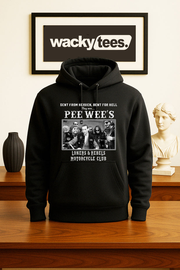 Pee Wee Herman Loners and Rebels Motorcycle Club Graphic Tee Shirt