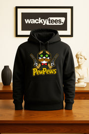 Pew Pews Pringle Man Funny Graphic Tee Shirt