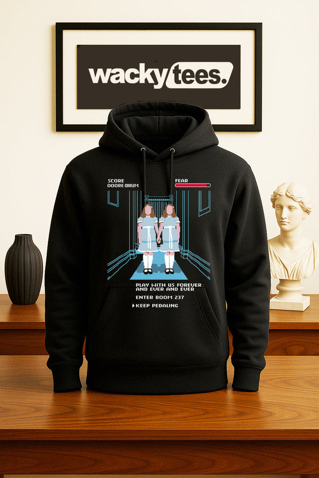 The Shining Girls Retro 8bit Style Gaming Horror Terror Halloween Graphic Tee Shirt