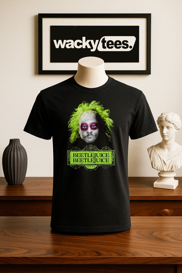 This is Beetle BeetleJuice Howard Stern Wack Pack Funny Graphic Tee Shirt