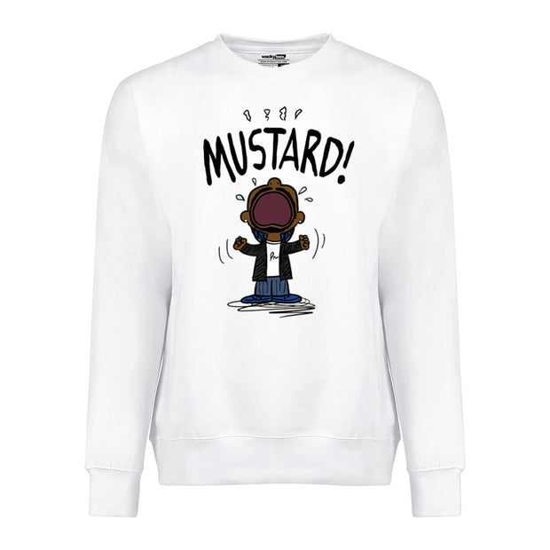 Mustard Kendrick Meme White Not Like Funny Graphic Tee Shirt